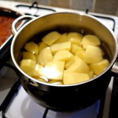 Casserole de pommes de terre avec viande hachée au four - recettes poka avec photos